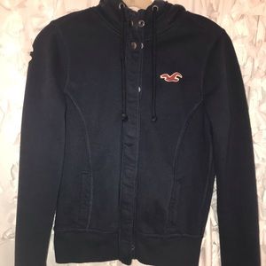 Navy Blue Hollister jacket (m)